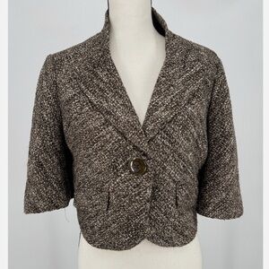 Elie tahari tweed blazer